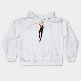 Kevin Durant Low Poly Kids Hoodie